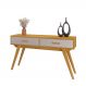 Aparador Decorativo com 2 Gavetas Leal JCM Cinamomo Off White 1,36M