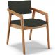Cadeira Para Sala de Jantar Estar Living Giorgia L02 Linho Verde Musgo - Lyam Decor