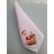 Jogo 4 Guardanapo mesa decorativo 45x45 Papai Noel designer vermelho