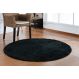 Tapete Para Sala e Quarto Classic Redondo 1,00 preto 1 Peça - Oásis