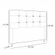 Cabeceira Casal Cama Box 140cm para Quarto Stambul Suede M11 - D'Rossi