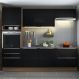 Cozinha Completa Madesa Lux com Armário e Balcão 6 Portas 5 Gavetas - Rustic/Preto