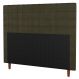 Cabeceira Cama Box Casal Parisis 140cm Suede Marrom - Desk Design