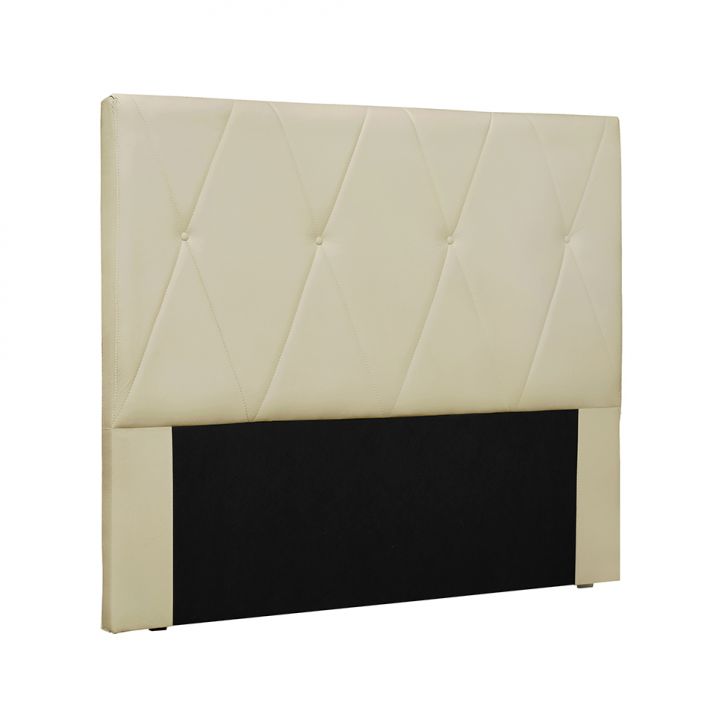 Cabeceira Queen Aquilla Veludo Bege
