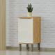 Módulo de Cozinha Balcão 1 Porta 40cm - Verace Marrocos/Off White