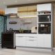 Armário de Cozinha Completa 270cm Branco Stella Madesa 08