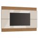 Painel para TV Classic 218cm Off White/ Freijó - Imcal