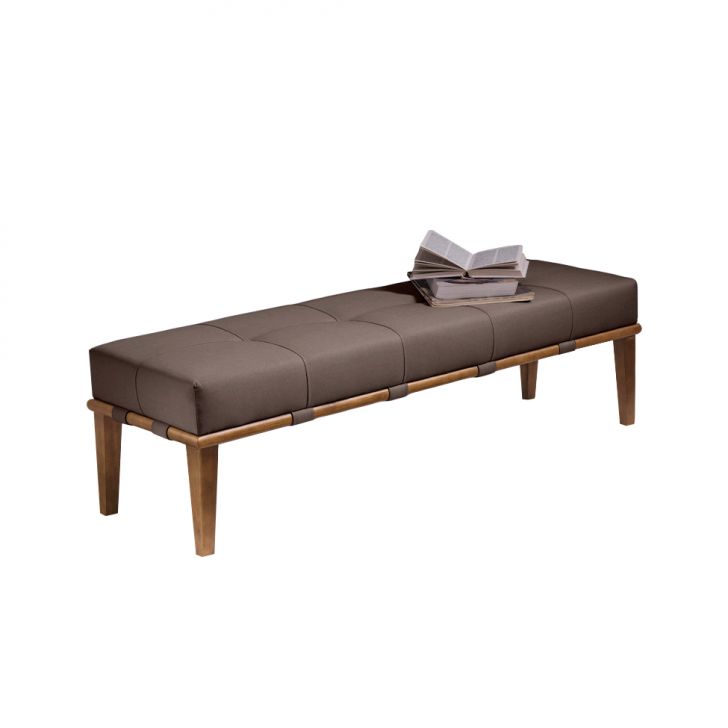 Puff Livia Marrom 140 cm