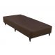 Base para Cama Box Solteiro Linen (23x88x188) Marrom