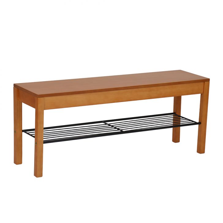 Banco | Banqueta para Sala de Jantar Ella Castanho e Preto