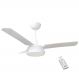 Ventilador Led Breeze Branco 110V 3 Pás Brancas e Controle Remoto