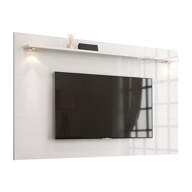 Painel para TV Aspen 2.2 Branco - MoveisAqui