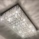 Lustre Para Sala De Cristal Legítimo K9 Base Inox 80x25 Cm