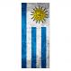 Adesivo Decorativo de Porta - Bandeira Uruguai - 648cnpt Auto Colante