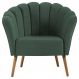 Poltrona Decorativa Pes Tauari 7048 Veludo Verde Dmobiliario