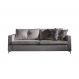 Sofá 3 Lugares Viena 230 cm Soft Marrom Claro