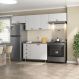 Cozinha Compacta Maranello 100% MDF 7 Portas 4 Gavetas Branco
