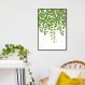 Quadro Botânica Adiantum Capillus Veneris 86x60 Filete Preto