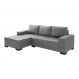 Image of Sofá 3 Lugares Patrícia com Chaise Esquerdo Suede Liso Cinza IM730UP51TOAMOB