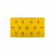 Painel Cabeceira para Cama Box Mônaco Solteiro 90 cm Suede Amarelo