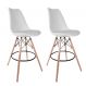 Conjunto com 2 Banquetas Saar Branco