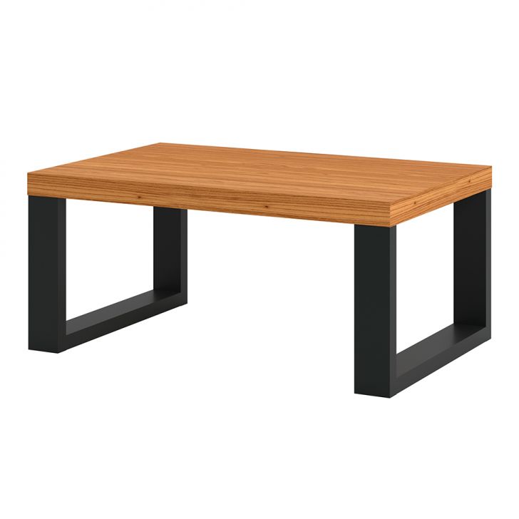 Mesa de Centro Pernambuco Freijó e Preta 67 cm