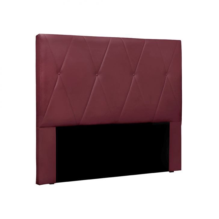 Cabeceira Queen Aquilla Veludo Vinho