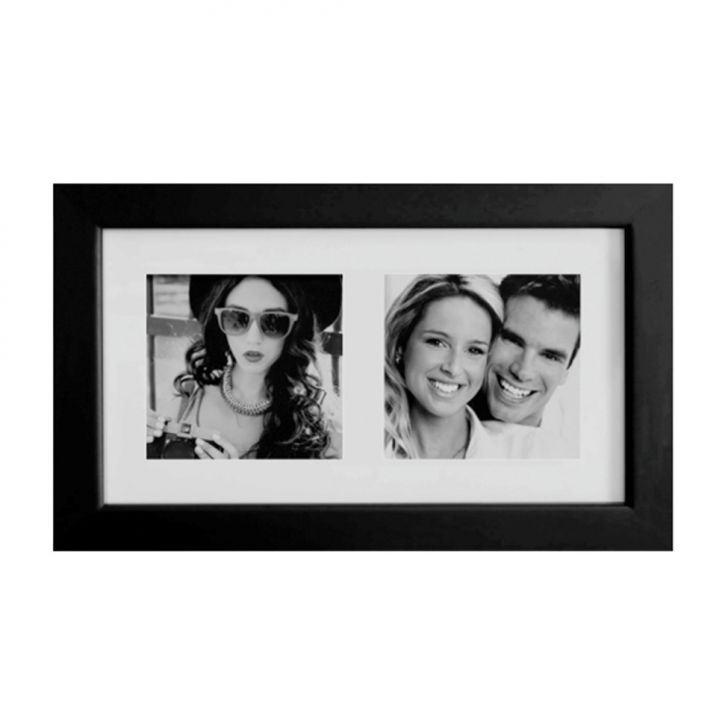 Painel Insta L 2 Fotos Preto