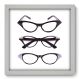 Quadro Decorativo - Óculos - 150qddb