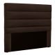 Cabeceira Casal 1,40m Las Palmas Suede Marrom - Pallazio