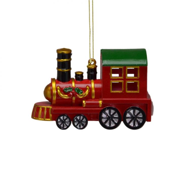 Enfeite Natalino para Árvore Espressione Trem Vermelho 7 cm