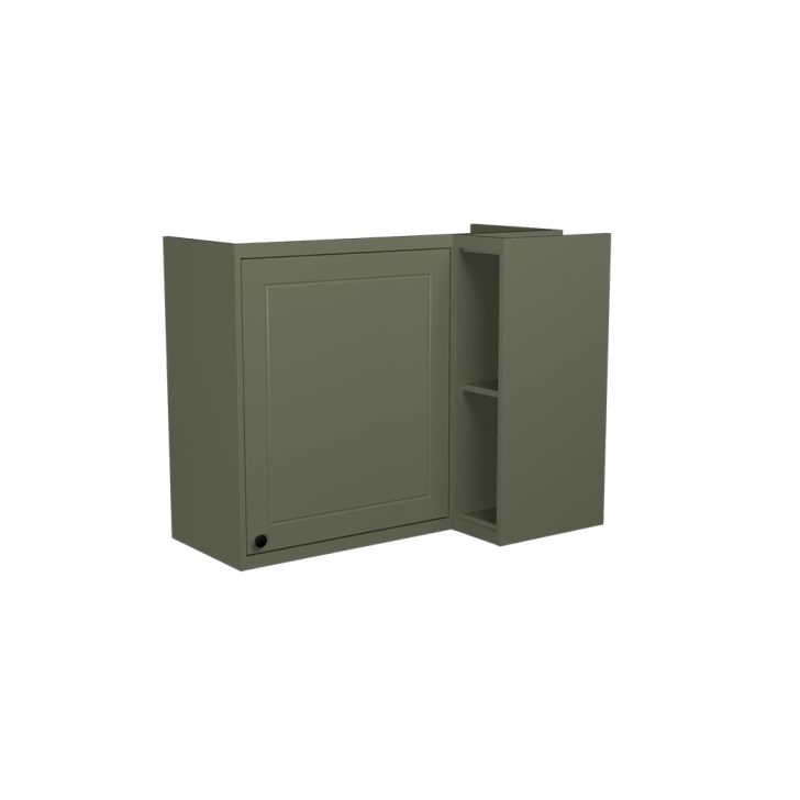 Armário Aéreo de Canto Évora 1 Porta Verde Hill