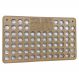 Quadro Decorativo Porta Tampinhas em MDF 50x30 Horizontal - D'Rossi