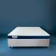 Cama Box Viúva com Colchão Guldi Duplo Plus D28 Azul e Cru