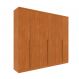 Image of Guarda-Roupa Casal Paradiso sem Pés 6 Portas 4 Gavetas Cinamomo 270 cm MO895CL41KVYMOB