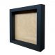 Quadro Moldura Caixa Alta 22x22cm Com Vidro - Kit de 2