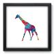 Quadro Decorativo - Girafa - 295qdsp