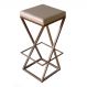 Banqueta Alta Industrial Cozinha Bar Balcão Bistro Zenite sem Encosto Metalon Cobre 75cm.