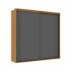 Image of Guarda-Roupa Casal Imperium 100% MDF 2 Portas 6 Gavetas Freijó e Titânio MO895CL41YTQMOB