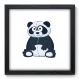 Quadro Decorativo - Urso Panda - 116qdbp