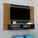 Painel para TV Mirante Preto Efeito Ripado