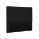 Cabeceira Aquilla Para Cama Box King 195 cm Corino Preto - D'Rossi