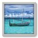 Quadro Decorativo - Praia - 33cm x 33cm - 004qnpbb