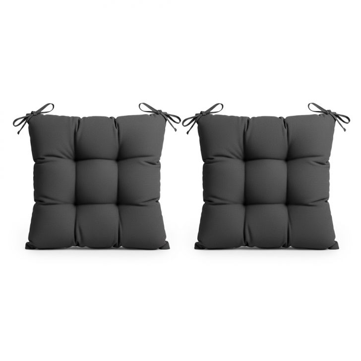 Conjunto Com 2 Capas De Almofada Futon Candy 45x44 Suede Grafite