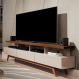 Rack para TV Hamal II 1.8 Off White Freijó