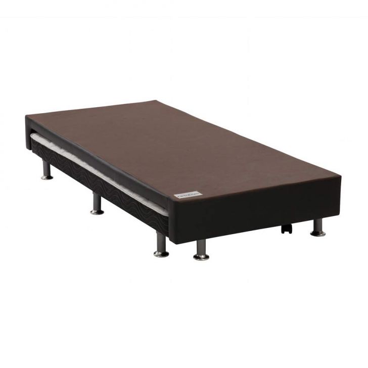 Cama Box Solteiro 88 Para Cama Auxiliar Nero Preto