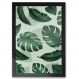 Quadro Decorativo Folhas Verdes-34x49Cm