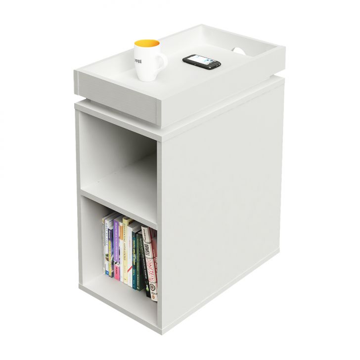 Mesa Lateral Olivia Branca