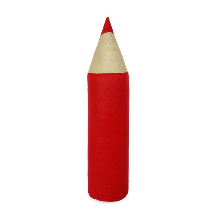 Puff Infantil Lápis Vermelho