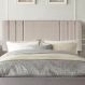 Painel Estofada Grécia 140CM Casal Suede Bege - D A DECOR